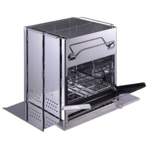 Living Accents Portable Camping Stove Silver Living Accents Portable Camping Stove Silver